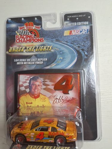 1999 Racing Champions Under The Lights #4 KODAK Bobby Hamilton 1:64 Nascar - Picture 2 of 5