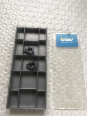 Qty 2 Iscar 16IRM 14 NPT IC908 Grade Carbide Threading Inserts