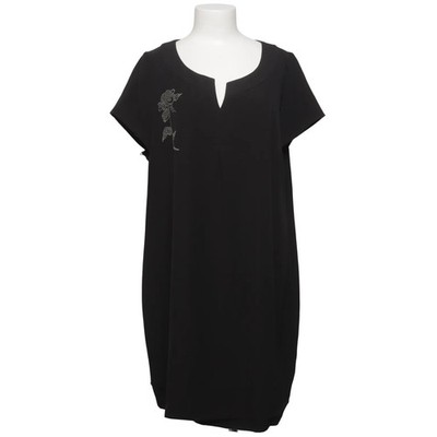 Isolde, Kleid, Größe: 46, Schwarz, Polyester, Sonstiges, Damen #RAA
