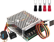 PWM DC Motor Speed Controller, DC 10-55V / Rated 40A, LED Display Stepless DC Mo