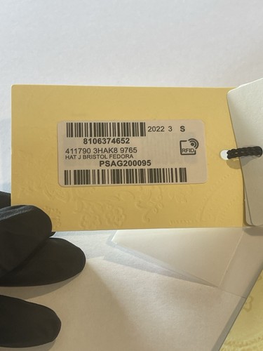 GUCCI Original GG Monogram Fedora Kids Small 52cm 20.5in New in Box w/tags $365 - Picture 9 of 9