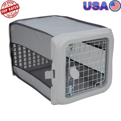 Picture of Portable Collapsible Soft-Sided Dog Kennel New Travel Crate Pet Carrier ...