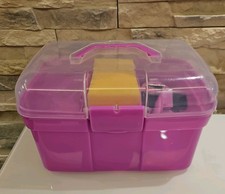 Kerbl Putzbox befüllt für Kinder, Pflegeset für Pferde,  8 Teile, Rosa