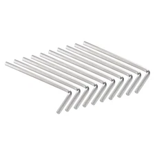 10 Pcs 2.5mm L Shaped Hex Key Wrench, Repairing Tool CR-V