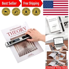 Portable Scanner, Photo Scanner for A4 Documents Pictures Pages Texts in 900 ...
