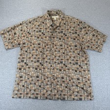 Tori Richard Aloha Hawaiian Button Up Shirt Mens XL Made in USA Honolulu Cotton