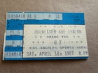 U2 JOSHUA TREE TOUR APR 1987 VTG CONCERT TICKET LOS ANGELES SPORTS ARENA CHOOSE