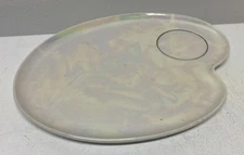 Vintage German Lusterware Rudolf Wächter RW 25 Saucer Porcelain EUC