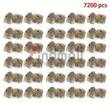 7200Pcs 1-3/4" × 0.12" 15 Degree Coil Roofing Nail 3/8" Head Diameter Galvanized