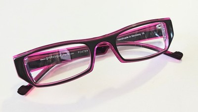 NEW RARE Glasses Grotesque Frame Germany - Foster 159 -  Purple Violet