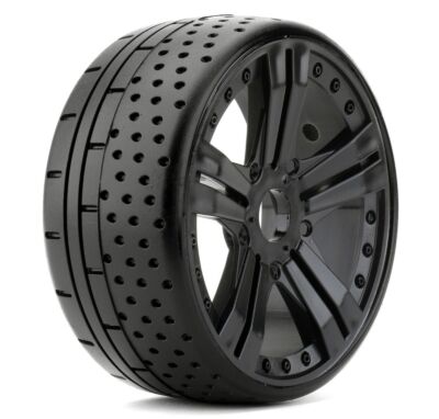 New Powerhobby 1/8 GT Atomic Belted Pre-Mounted Tires 17mm Medium Compound