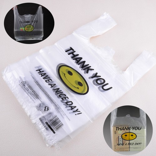 Extra Starke Weiße Henkelbeutel – Plastiktüten Als Einkaufstüten, Geschmacksneutral, 6-8 Kg Traglast