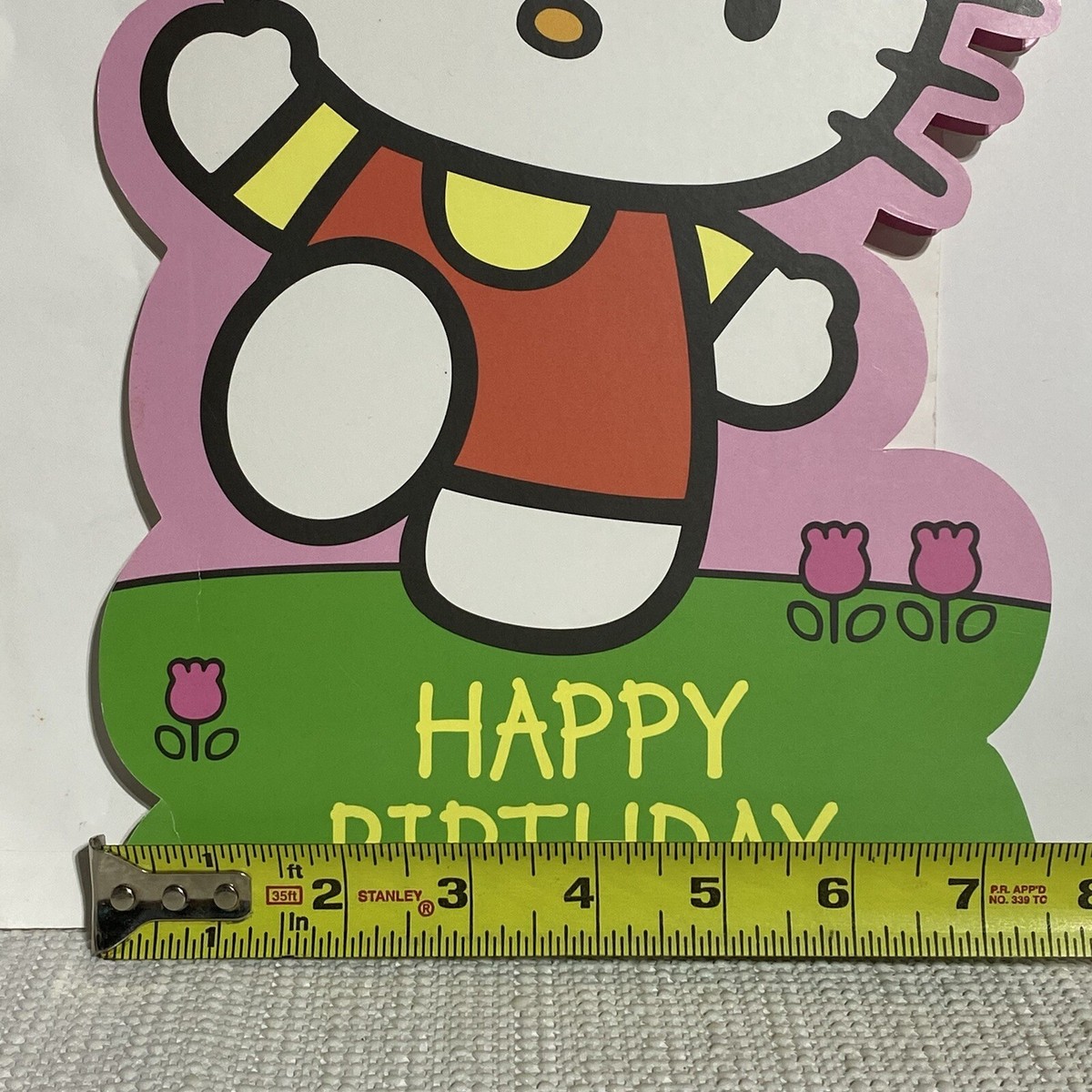 Extra Large Hello Kitty Happy Birthday Card Greeting Envelope 11