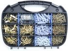 Household Repair Hanging Kit Screws Anchors Cup Hooks Picture Hangers 558 Pcs