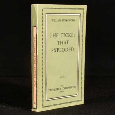 1962 Le billet qui a explosé de William Burroughs première édition officiel