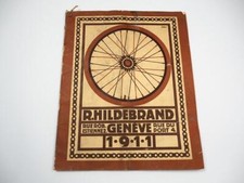 R. Hildebrand Genf Schweiz Fahrrad Verkauf Werbung Katalog 1911