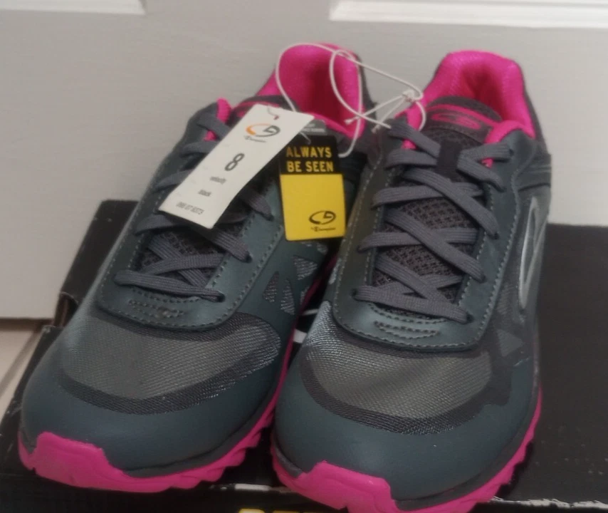 Zapatillas deportivas reflectantes c9 by Champion negras/rosas para mujer 8 Foto 3 de 4