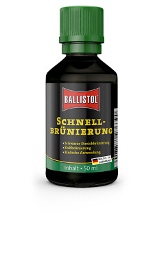 Ballistol 23630 Schnellbrünierung Kaltbrünierung Stahlbrünierung 50ml