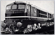 Train Locomotive British Railways Experimental GasTurbine Vintage Postcard B & W