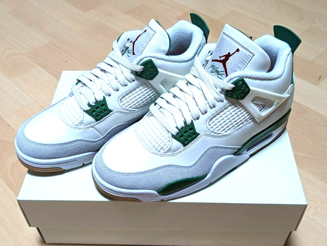 Nike Air Jordan 4 Retro SP x Nike SB Pine Green DR5415-103 US 9 Brand New 27cm