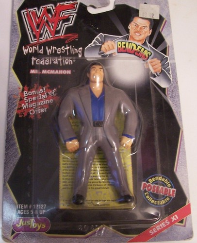 Vince Mcmahon Bend-ems Figure WWF SEALED...