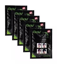 5 Bags DEXE Black Hair Shampoo Best Instant Hair Color Dye:   100 Authentic  