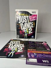 Just Dance 2 (Nintendo Wii, 2010) Tested and Working CIB Mint Disc