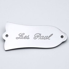 2 Hole Stainless Steel Bell Shaped Guitar Truss Rod Cover "Les Paul" fit LP/SG