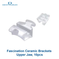 Dentaurum Discovery Pearl Roth Clear Ceramic Brackets With Hook #3 Upper Jaw