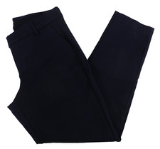 Liverpool "Los Angeles" Pants Size 10 navy blue Kelsey knit slim leg nn49