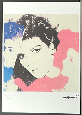 Andy Warhol Princess Caroline Of Monaco Signed Lithograph Limited #105/125