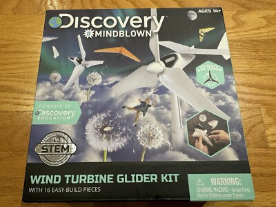 DISCOVERY Mindblown Wind Turbine Glider Kit STEM - NEW