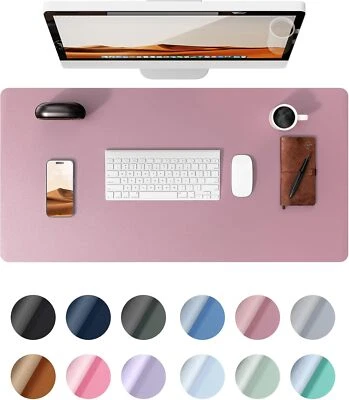 YSAGi Schreibtischunterlage 80x40cm Premium Leder Mauspad XXL Rutschfeste