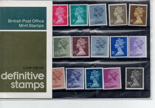 GB - Presentation Pack - 1983 - Machin - values to 75p  - PACK  No. 129a