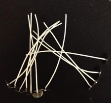 Candle Wicks - Large Natural Candle Wicks 6" (ECO-14)  -100 Pieces - Free Shi