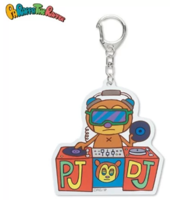 Parappa The Rapper DJ PJ Berri Acrylic Keychain 2024 Game Rodney