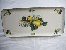 Kuchenplatte/Aufschnittplatte Porzellan, 34,5x16 cm " Jamaica" Villeroy & Boch