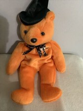 Coastal Cubs Halloween HATTI Bean Bag Bear  Made In USA