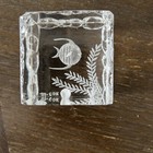 M. Cox Paperweight Fish Acrylic 3D Reverse Etched 2 1/2" — photo 3