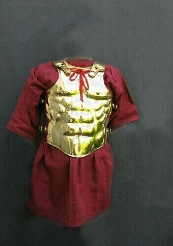 Armadura griega antigua de Halloween coraza romana de latón Musculata cosplay armadura Foto 2 de 3
