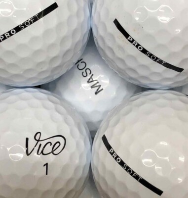 50 GOLFBÄLLE/LAKEBALLS VICE PRO SOFT AAAA/AAA