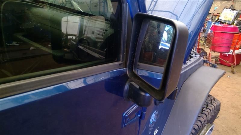 07-10 Wrangler Right Side Passenger Manual View Mirror 6111403 Fit