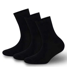 Women’s Bamboo Crew Socks – (3 Pairs)