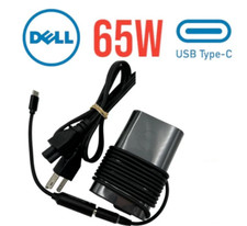 LOT 10 Genuine Dell 65W USB-C Type-C AC Adapter for Latitude XPS Venue 8 10