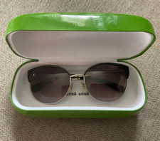 Kate Spade Sunglasses w/ Case Metal Gold-tone Frame Kaydee/O/S 807HA 56 17 135