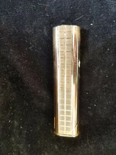 Vintage Penguin Brand Japan Gold Tone Butane Pocket Lighter 3" Untested