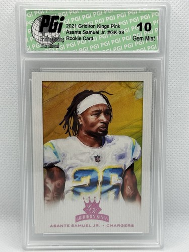2021 Panini Chronicles - Gridiron Kings Pink #GK-38 Asante Samuel Jr. (RC) - Picture 1 of 2