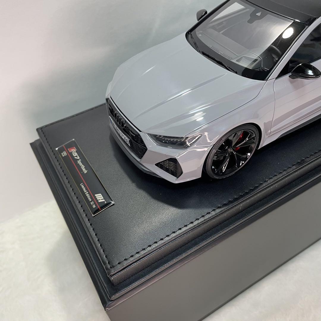 AUDI 1/18 scale minicar RS7 Sportback MOTORHELIX Rare MINT