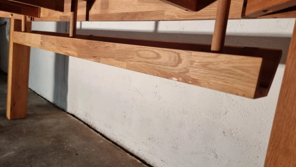 Schreibtisch Massivholz TOP sehr stabil - Bild 2 von 4