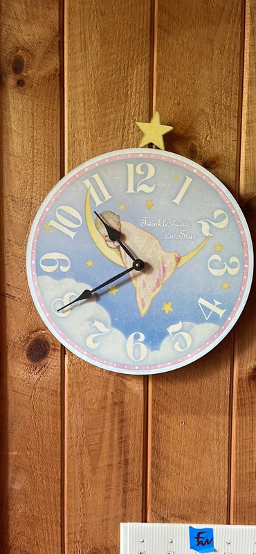 Clock - Time works Story Time Collection Twinkle Twinkle Little Star - Nursery 